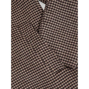 REISS Morpeth Wool-Blend Dogtooth-Check Overcoat
